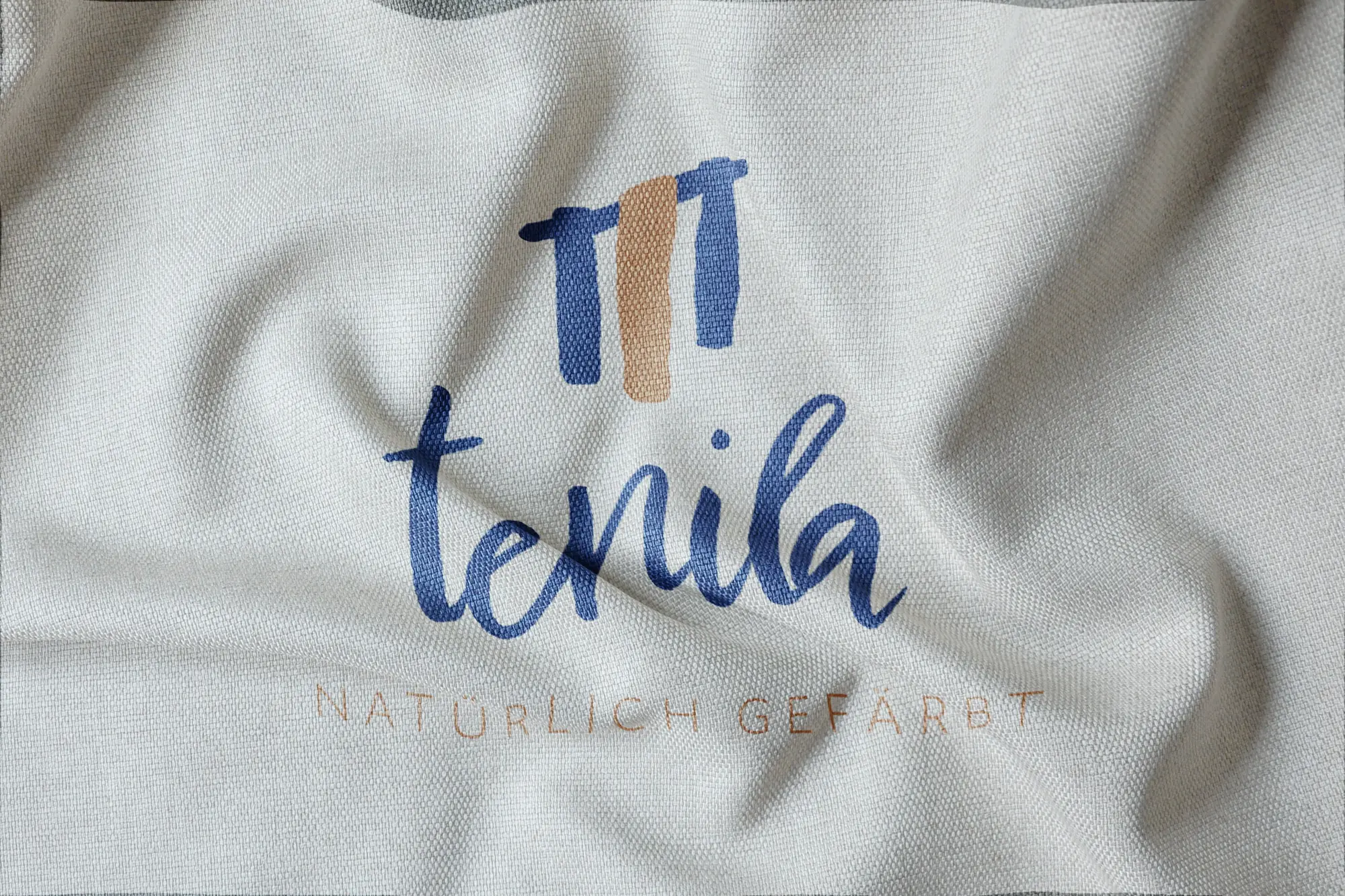 Logo für Selbständige die Stoffe färbt.